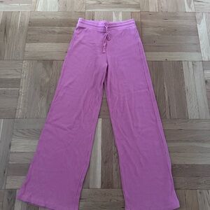 Zara Pink Track Pants Relaxed Fit